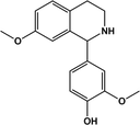 MHTP [2-methoxy-4-(7- methoxy-1,2,3,4-tetrahydroisoquinolin-1-yl) phenol]