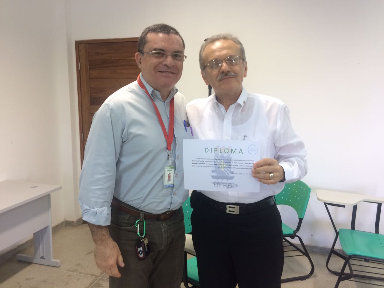 Aposentadoria do professor Josias Batista Aposentadoria do professor Josias Batista
