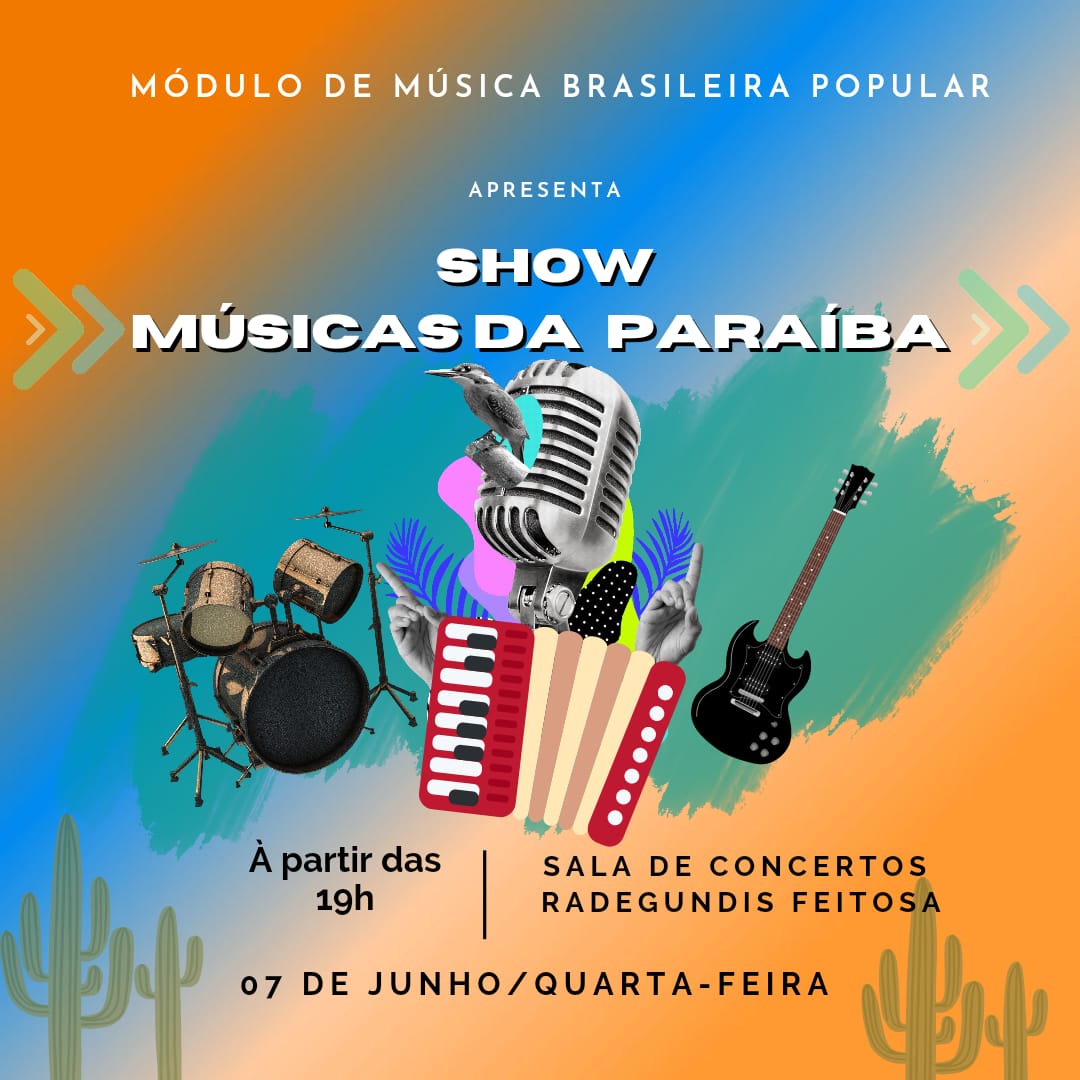 Flyer Música Brasileira Popular 2023 Flyer Música Brasileira Popular 2023