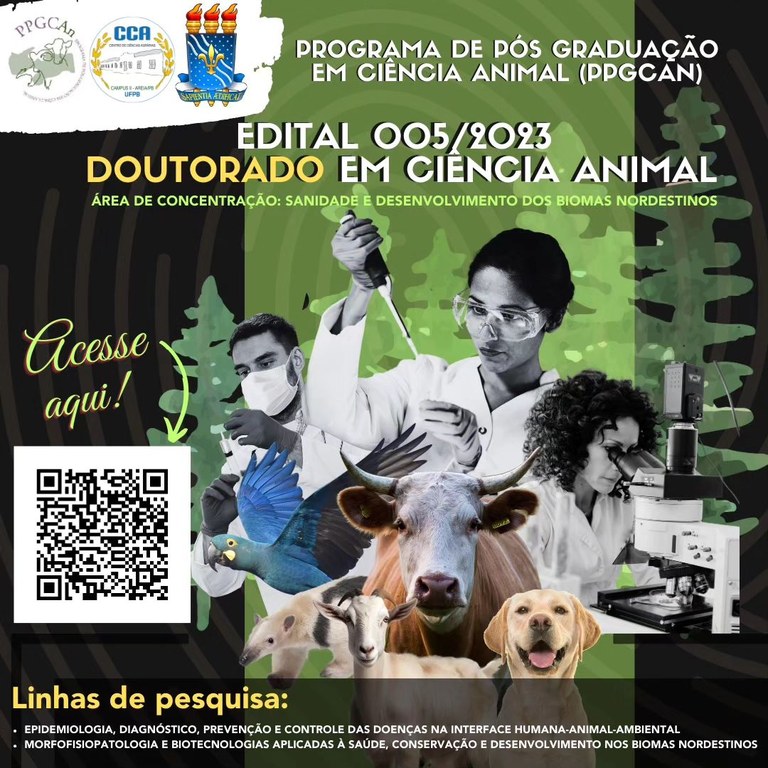PPGCAn abre edital com 11 vagas para doutorado